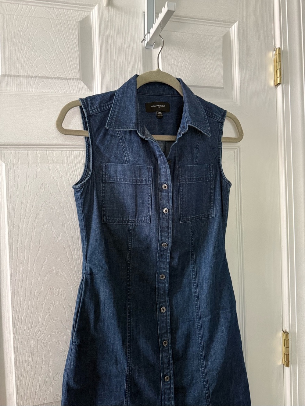 Mini Denim Dress - Picture 3 of 9
